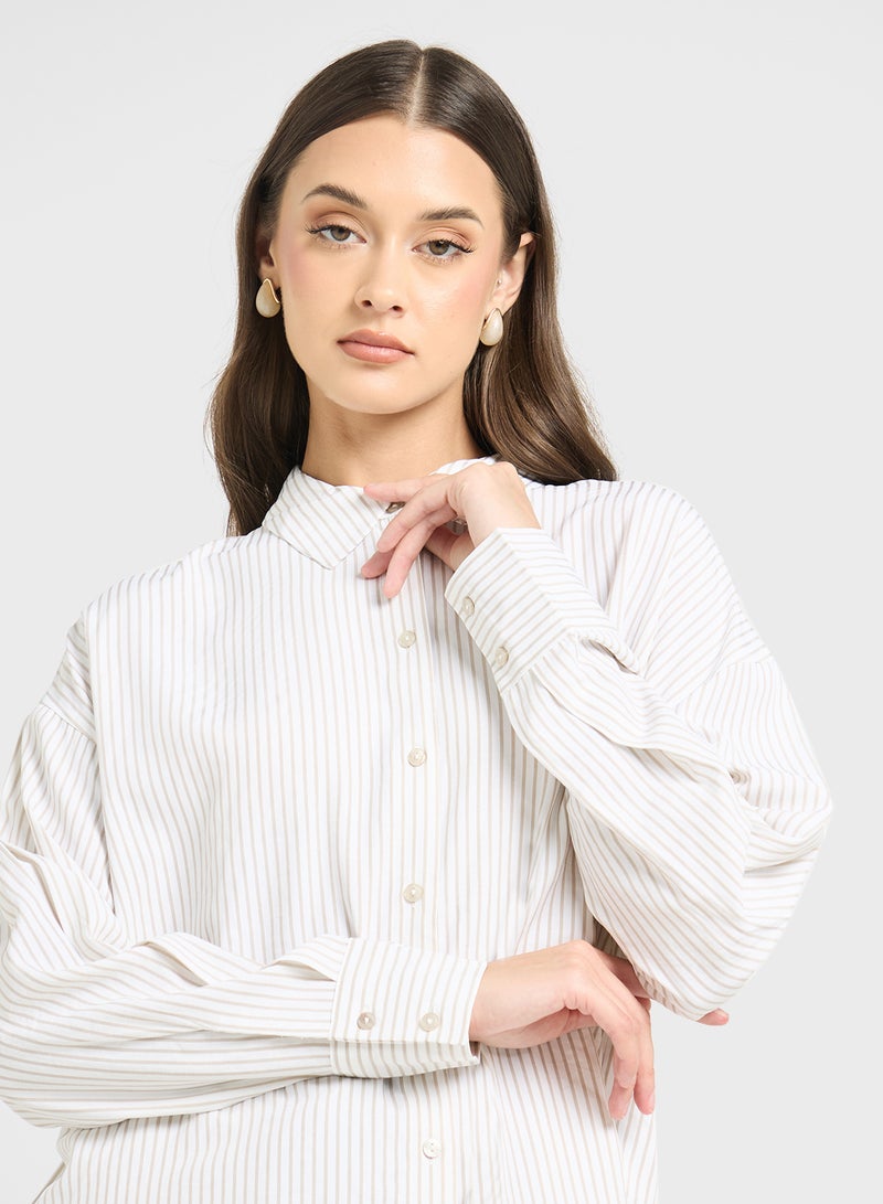 VERO MODA Oversized Long Sleeve Shirt  - Image 3