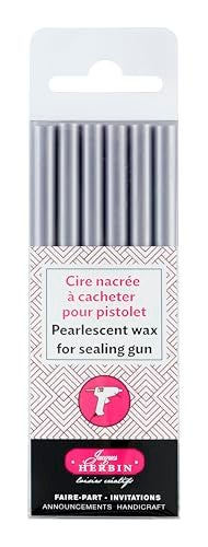 Jacques Herbin Herbin Pearly Wax Gun Sticks Lilac 6 Sticks - Image 1