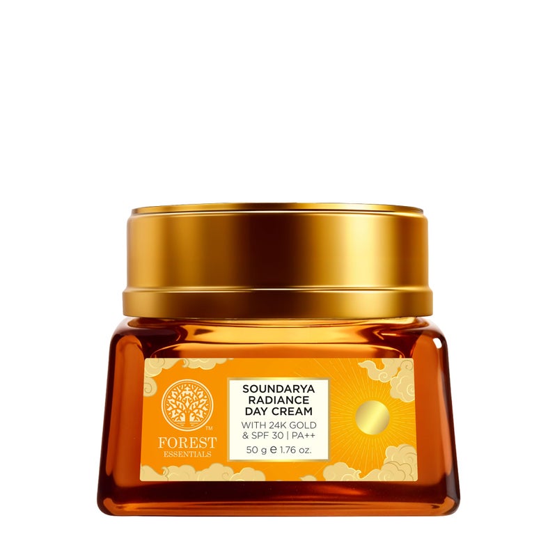 Forest Essentials Soundarya Radiance Cream with 24K Gold, 50g - Image 1