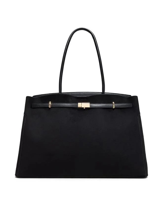 كول ات سبرنج Evelynee Ladies Black Tote Bag