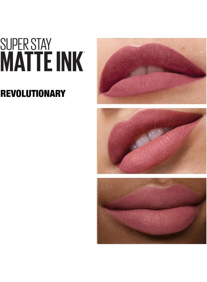 ميبلين نيويورك احمر شفاه مات انك من ميبيلين نيو يورك سوبر ستاي - رقم. 180 ريفليوشنري - Image 3