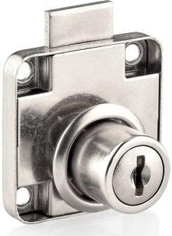 Square Drawer Lock with Folding Key