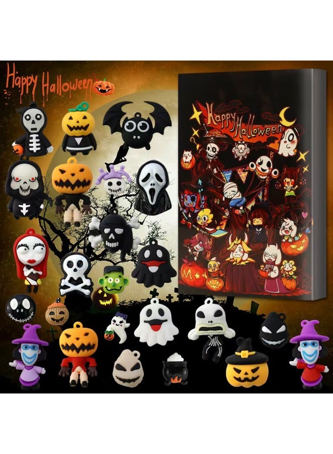 Loquat Countdown Calendar Blind Box Ghost Atmosphere Gothic 24 Pct Gift Advent Day Box-Color: Upgraded Version F - Image 3