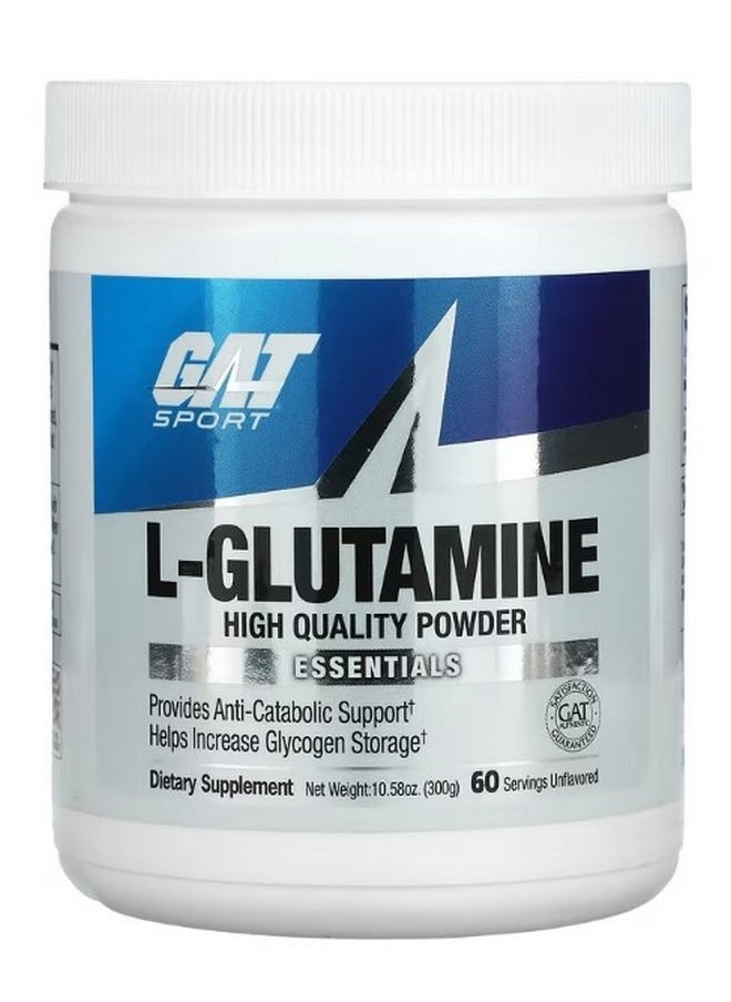 GAT L Glutamine Unflavored 10.58 oz 300 g  - Image 1