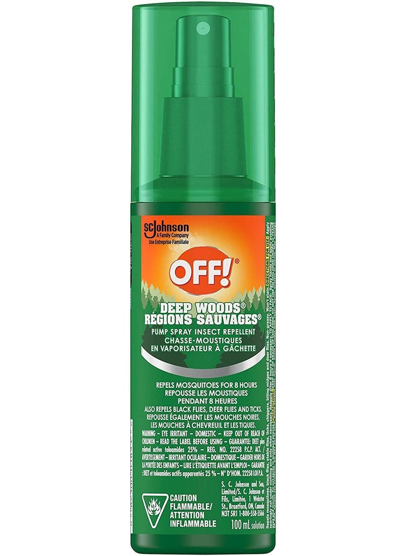 OFF! بخاخ طارد الحشرات ديب وودز (100مل)  - Image 1