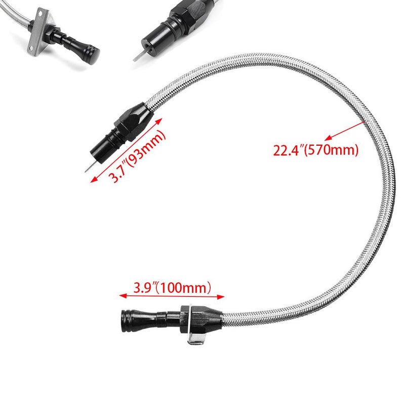 Black Transmission Dipstick 530mm Chevrolet Oil Dipstick - Image 4