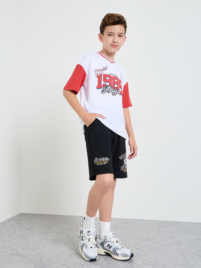 Styli Boys Placement Print Shorts - Image 2