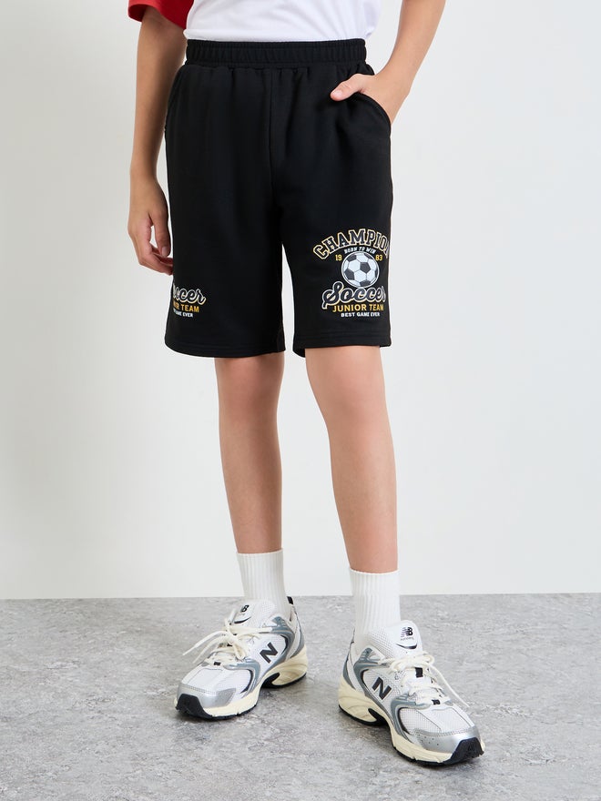 Styli Boys Placement Print Shorts - Image 1