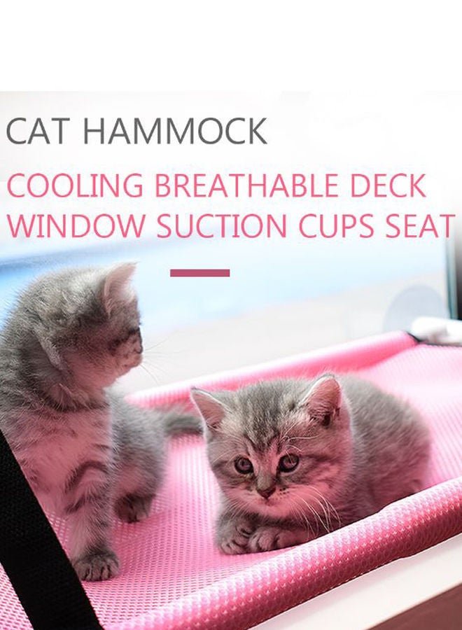 نيبمينينت أرجوحة شبكية من القماش جيدة التهوية وللتبريد وردي/ أسود/ أبيض - Image 2