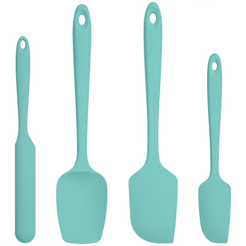 U-Taste Silicone Spatula Set with 600 Degrees Fahrenheit Heat Resistant (Teal/Aqua Sky) - Image 1