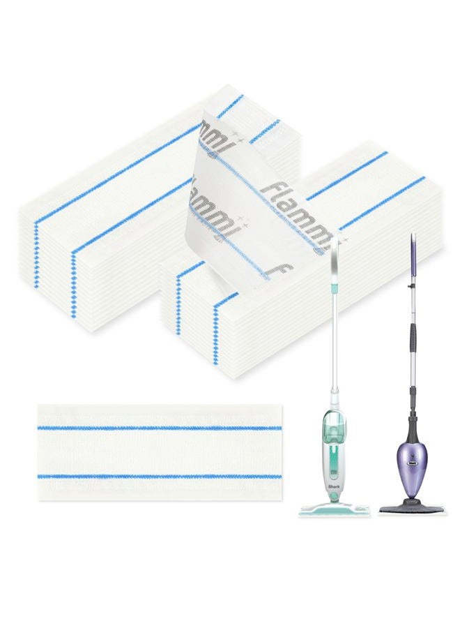 F Flammi Flammi Microfiber Steam Mop Pads Compatible with Shark Steam Mop/Spray Mop, 24 Pack - Image 1