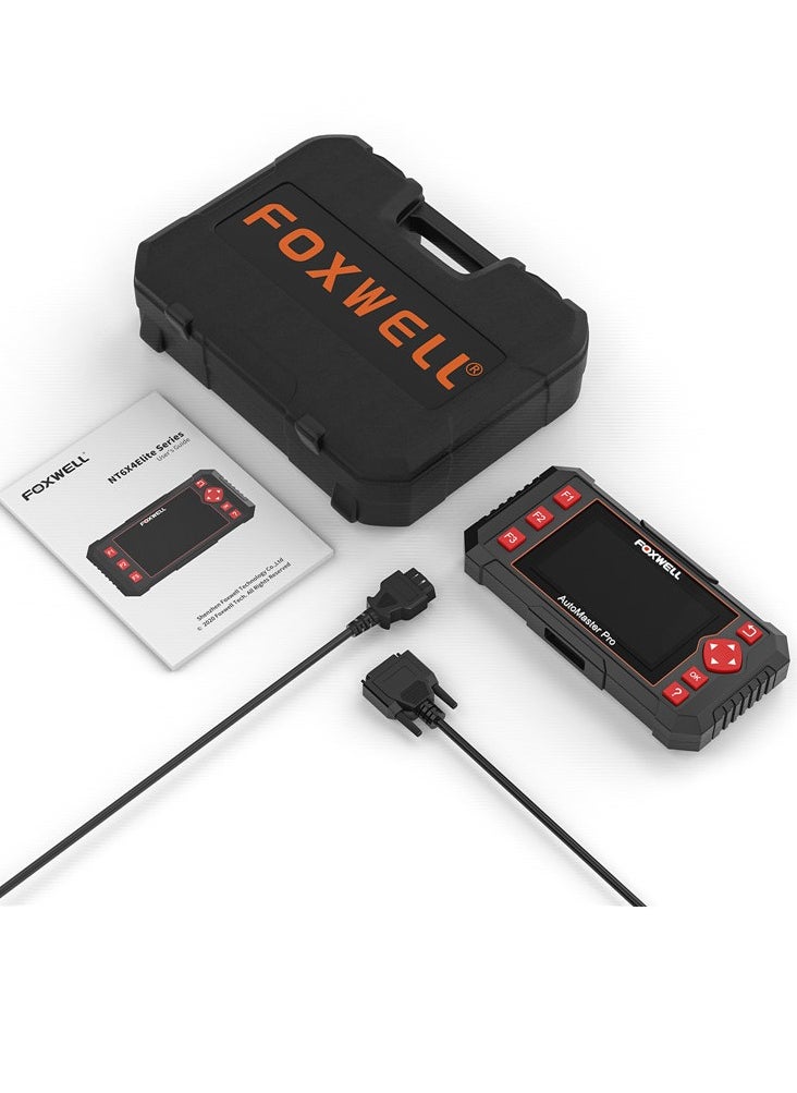 Foxwell - Car Scanner NT604 Elite OBD2 Scanner ABS SRS Transmission, Check Engine Code Reader,Diagnostic Scan Tool with SRS Airbag Scanner, Car Diagnostic Scanner for All Cars with Battery Test - Image 1