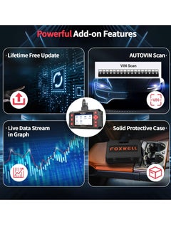 Foxwell Car Scanner NT604 Elite OBD2 Scanner ABS SRS Transmission, Check Engine Code Reader,Diagnostic Scan Tool with SRS Airbag Scanner, Car Diagnostic Scanner for All Cars with Battery Test  - Image 4