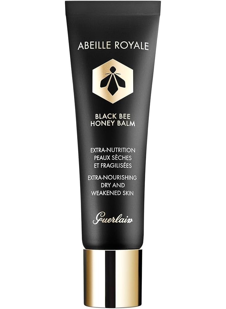 Guerlain Abeille Royale Black Bee Honey Balm (Extra-Nourishing) - Dry & Weakened Skin - Face & Body ( Hand , ElBows , Feet ) 30ml/1oz