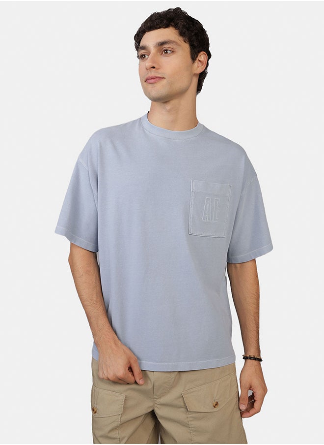 American Eagle - Oversized Pocket Crew Neck T-Shirt - Image 1