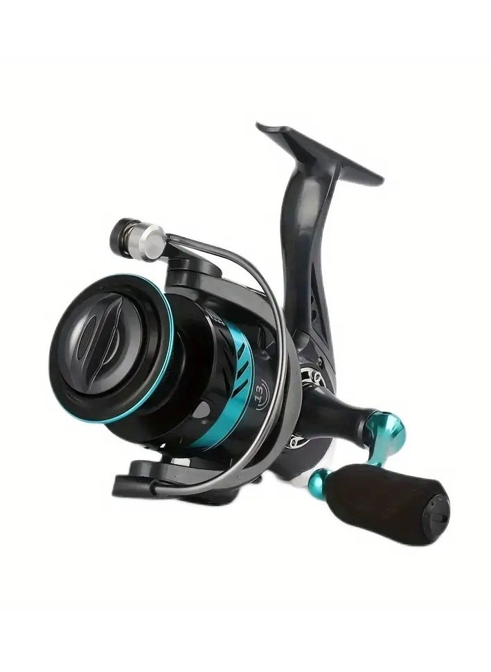 Gonice Rotary Fishing Reel DK 5000 Maximum Braking Force 22.05LB Gear Ratio 5.2:1 Metal Spool Rotary Reel EVA/ Metal CNC Rocker Rod Throwing Fishing Reel Seawater Fishing Reel Fishing Gear  - Image 3