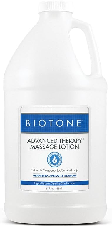 BIOTONE Advanced Therapy Massage Lotion Hypoallergenic and FragranceFree More Glide and Workability Absorbs for a NonGreasy Finish - Image 2