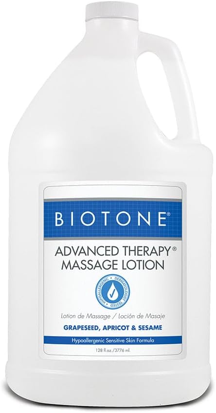 BIOTONE Advanced Therapy Massage Lotion Hypoallergenic and FragranceFree More Glide and Workability Absorbs for a NonGreasy Finish - Image 3