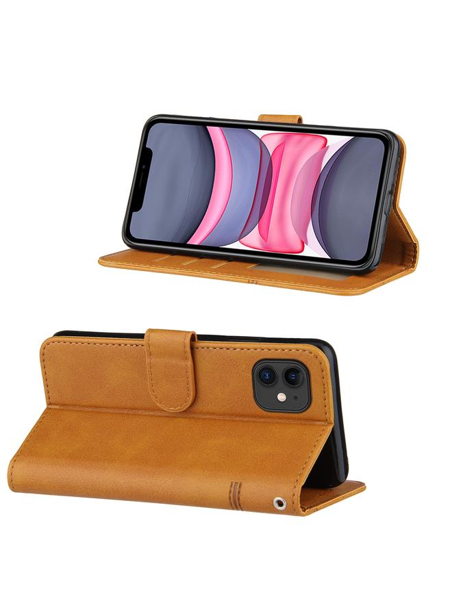 S-TOP Case For iPhone 11 Stitching Calf Texture Buckle Horizontal Flip Leather Case with Holder & Card Slots & Wallet & Lanyard - Image 5