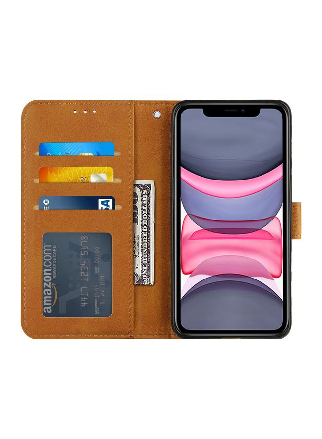S-TOP Case For iPhone 11 Stitching Calf Texture Buckle Horizontal Flip Leather Case with Holder & Card Slots & Wallet & Lanyard - Image 4