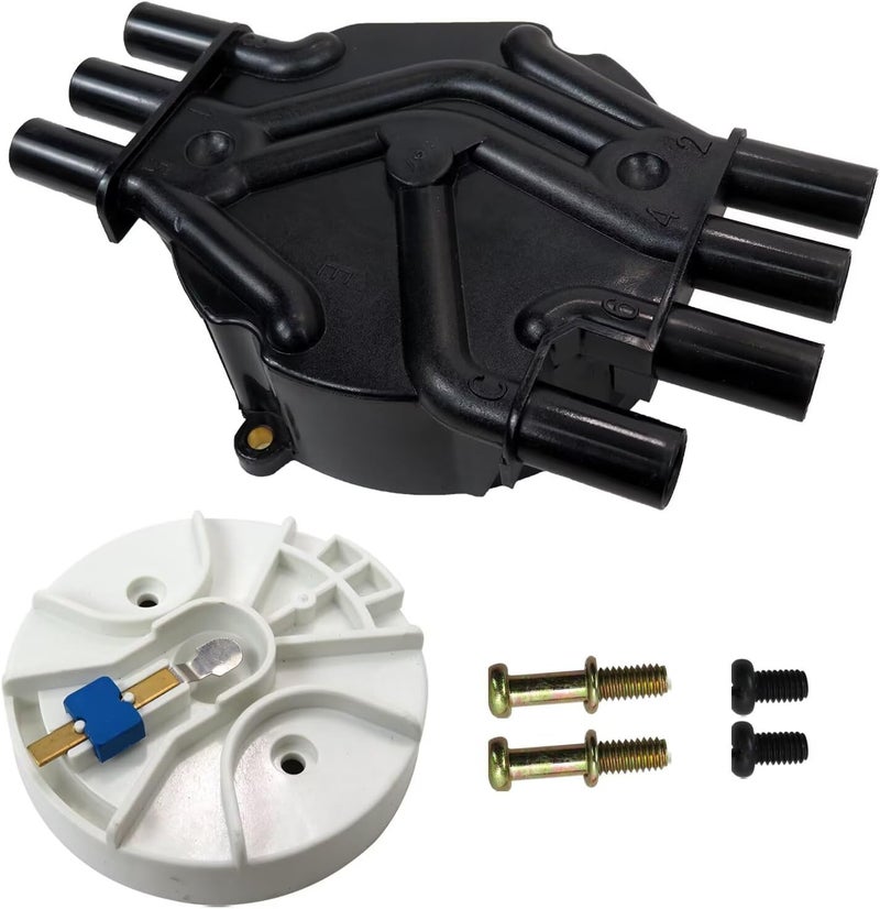 Ignition Distributor Cap and Rotor Set for Astro V6 4.3L 1996-2005, Replaces 120142 DR475，DR475, 888731, 8104935770 - Image 1