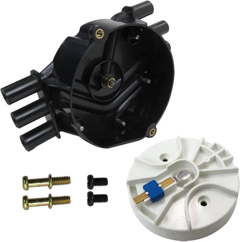 Ignition Distributor Cap and Rotor Set for Astro V6 4.3L 1996-2005, Replaces 120142 DR475，DR475, 888731, 8104935770 - Image 4