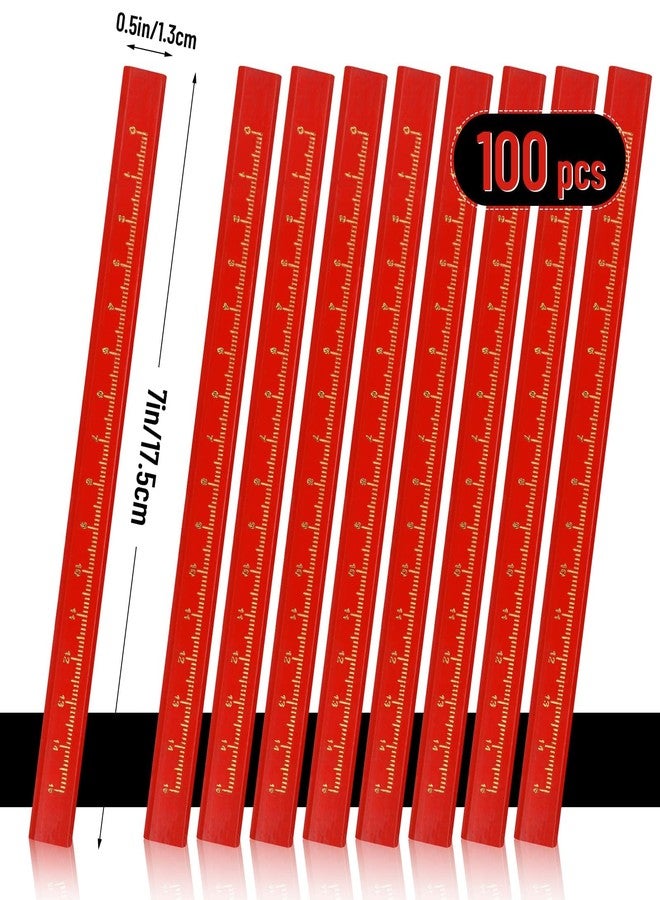 WYOMER 100 Pcs Carpenter Pencils, Octagonal Hard Black Carpenter Pencils for Woodworking Marking & Construction Plans - Image 2