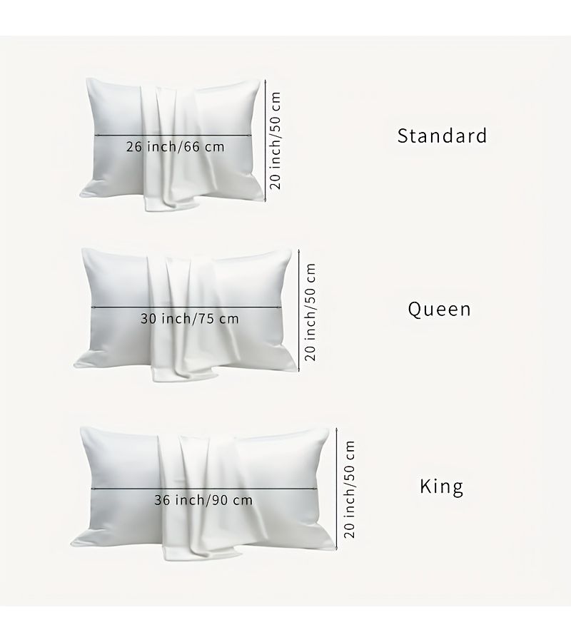 2pcs King Size Light Purple Ultra Soft Microfiber Pillowcases With Envelope Closure Comfortable And Machine Washable No Pillow Inserts Included - Image 3