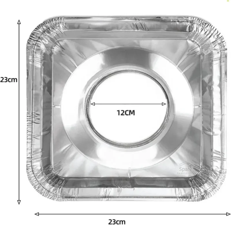 Tineke Reusable 10-Piece Stove Top Protector Stain Preventive Heat Resistant Stove, Grill Protective Foil