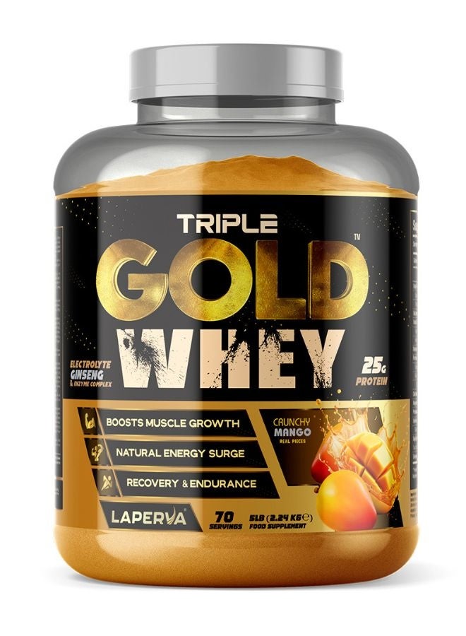 Laperva لابيرفا تريبل جولد واي، مانجو مقرمش، 5 رطل