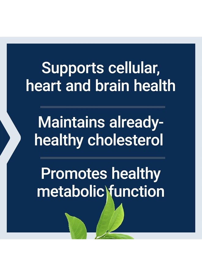 Life Extension مستخلص الشاي الأخضر المزيل للكافيين - غني بالبوليفينول، صحة الخلايا، صحة القلب، صحة الدماغ، حماية مضادة للأكسدة - غير معدّل وراثيًا، خالي من الغلوتين، نباتي - 100 كبسولة - Image 4