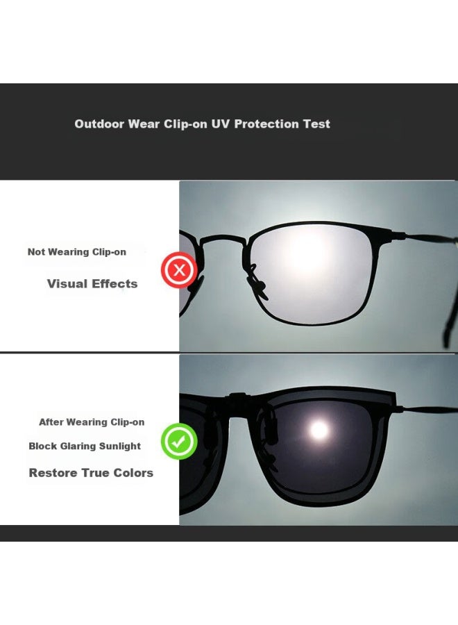 Lovedru Lafudelu Day And Night Dual-use Sungl, Anti-glare Uv400, Uv Protection, Dimming High Beam, High Definition Polarized 821ry - Image 4