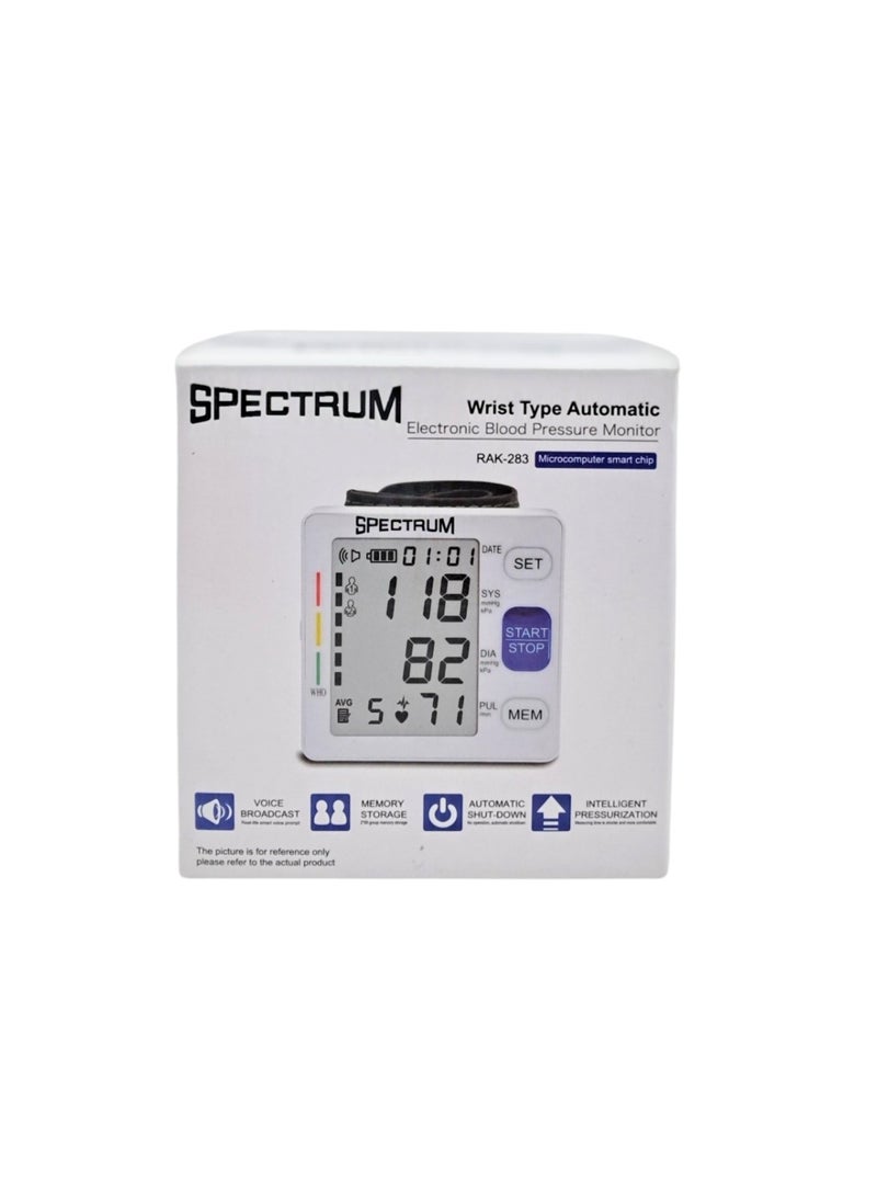 سبيكتروم الطيف المعصم مراقبة ضغط الدم-رأس الخيمة 283