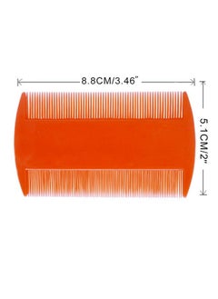 ZYOUNG zYoung 4 Pcs Head Hair Comb Including 2 Pieces Hair Comb Double Sided 2 Pieces Removal Dandruff Comb with Metal Teeth  - Image 4