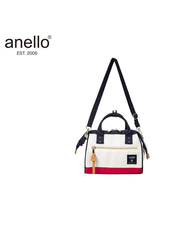 Anello Japan Rakuten Single Shoulder Crossbody Boston Bag Lightweight Large Capacity Box Shaped Small H0851z Red Blue White - Image 3