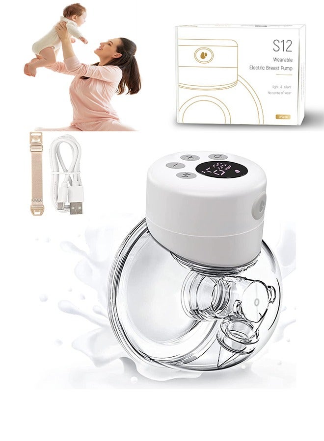 يمكن ارتداؤها الكهربائية مصاصة الثدي ، خالية من ناحية مصاصة ، وانخفاض مستوى الضجيج ، 180 مل مجانا درابزين - Image 1