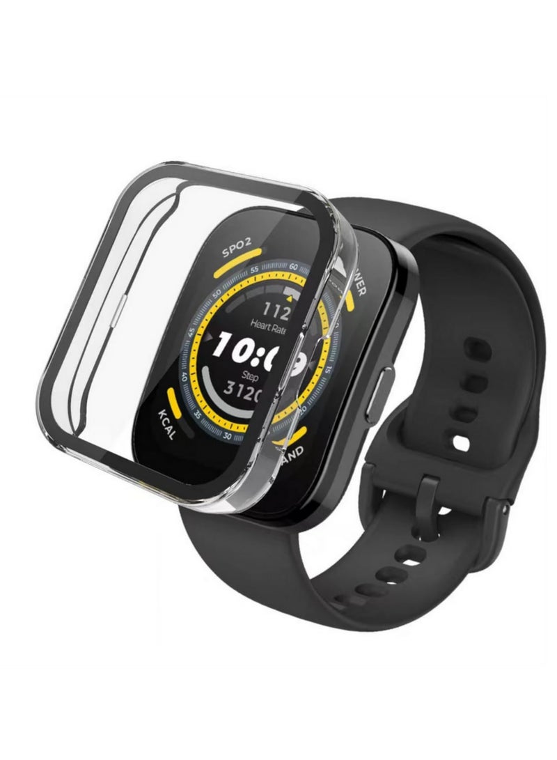 1PCS Glass Case For Amazfit Bip 5 Screen Protector All-around Bumper Shell Protective Cover For Amazfit Bip5 Replacement Accessories - Image 3