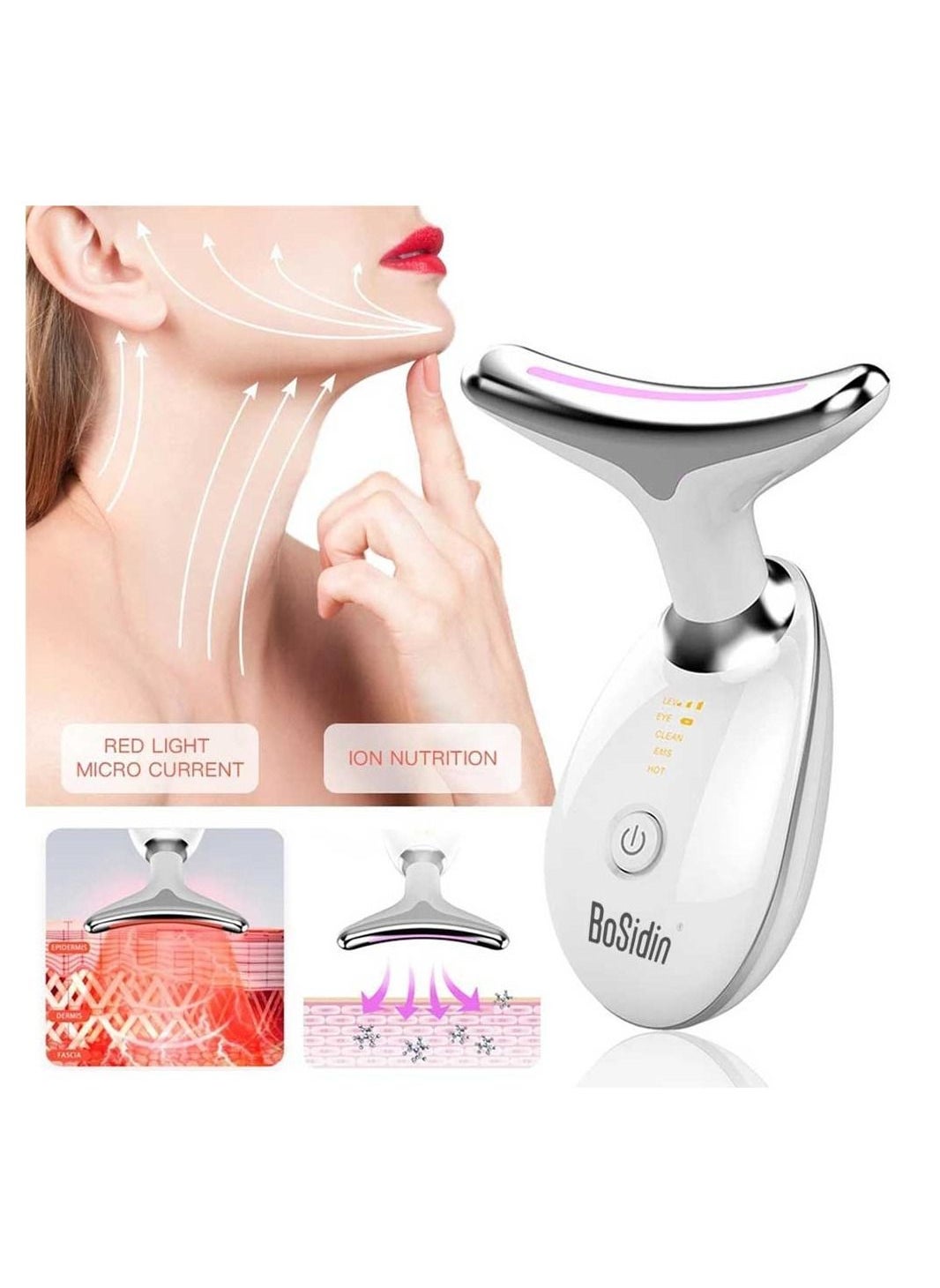 Face and Neck Massager Device Anti-Aging Wrinkle and Double Chin Remover  Lifting and Tightening Beauty Tool - https://f.nooncdn.com/p/pzsku/ZA24CFBD8F370D31A51FDZ/45/_/1685699718/485ab80b-51d9-4ae8-bb91-29a1b292b3a2.jpg?width=original