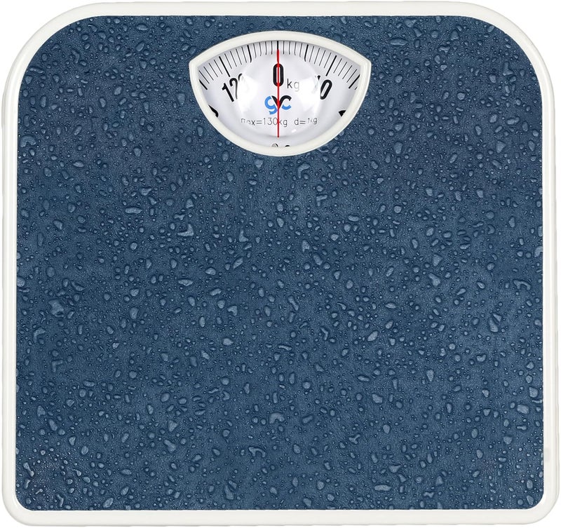 GVC Weight Machine | Iron Analog Weighing Scale | Full Metal Body With Anti-Skid Mat | Capacity: 130Kg, Blue - Image 1