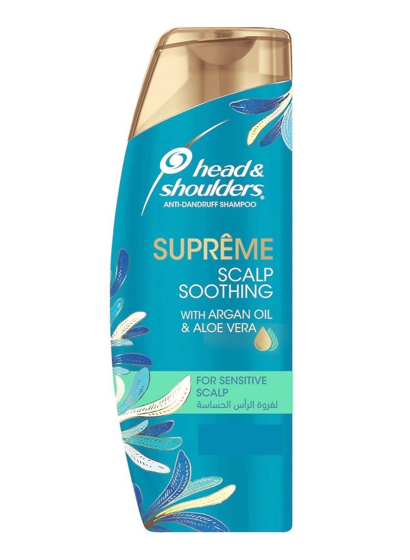 ANTI-DANDRUFF SHAMPOO SUPREME SCALP SOOTHING WITH ARGAN OIL & ALOE VERA FOR SENSITIVE SCALP