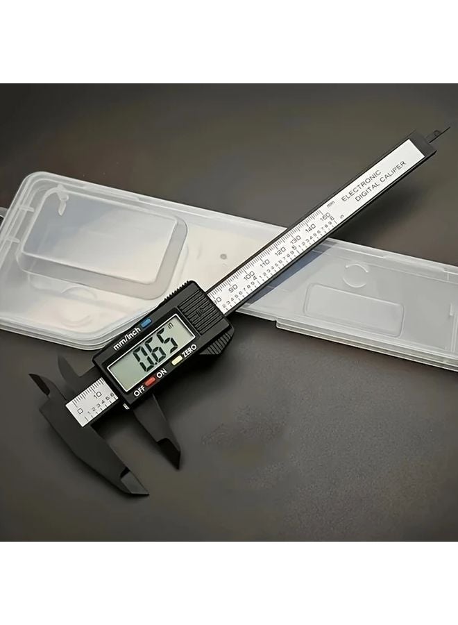 WeluvFit Digital Vernier Caliper 150mm LED Display Plastic Measuring Tool with Storage Case - Image 1