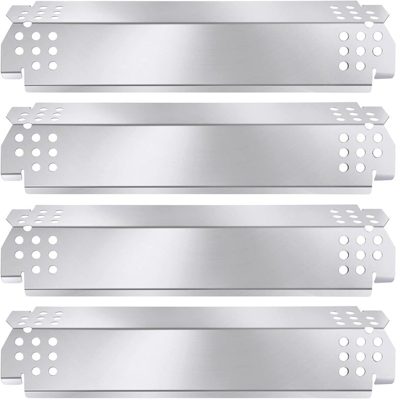 Criditpid Grill Heat Plate Parts for Home Depot Nexgrill 720-0830H, 720-0888N, 720-0888, 720-0864, 720-0896B, Stainless Steel Grill Heat Tent, Burner Cover, Flame Tamer for 4 Burner Members Mark 720-0830G - Image 1