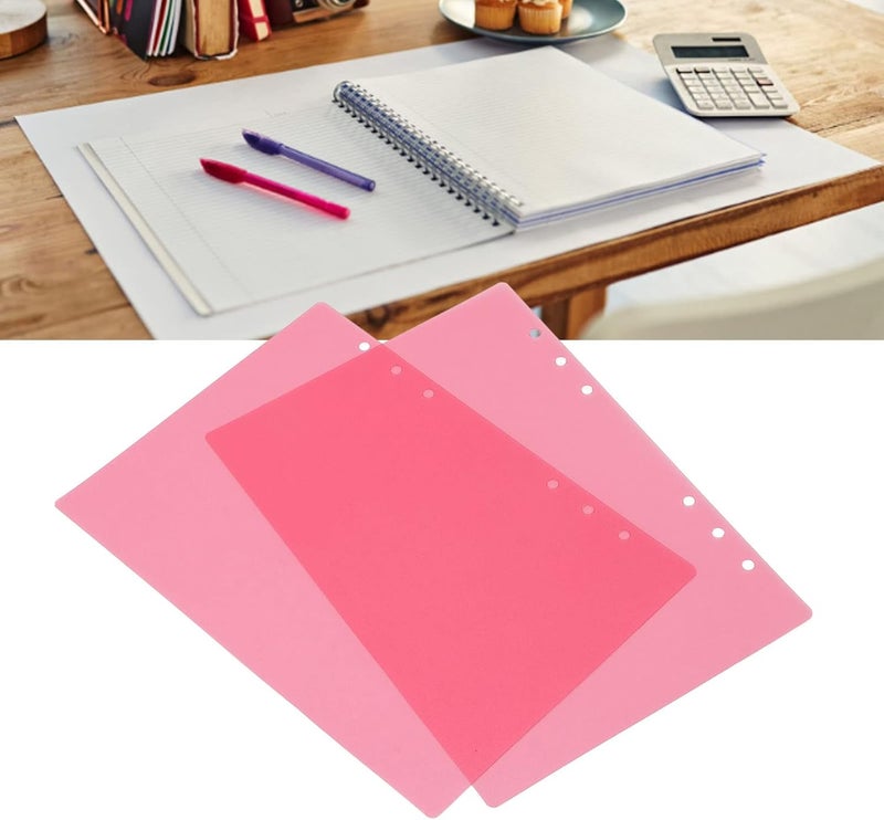 50PCS A5 6 Hole Loose Leaf Binding Cover Plastic Matte Cover for Report Presentation - Image 4