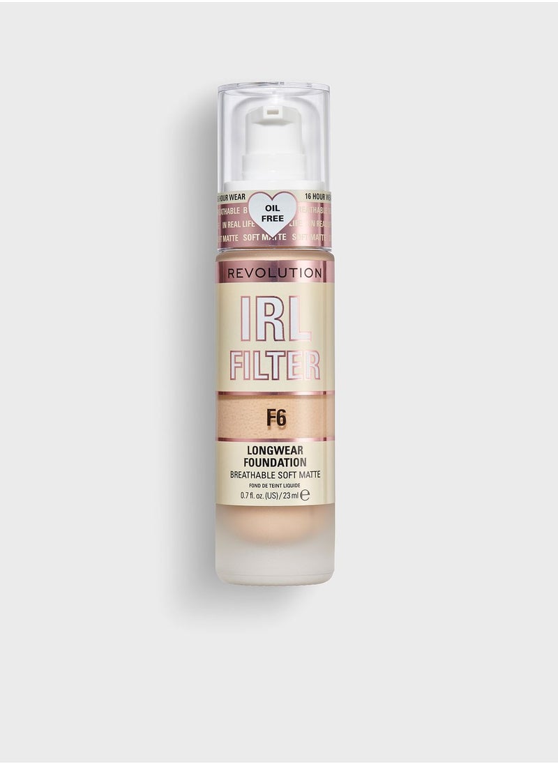 REVOLUTION - Revolution IRL Filter Longwear Foundation F6 - Image 1