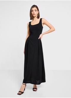 ELLA Sleeveless Dress With Princess Waist Cut  - Image 1