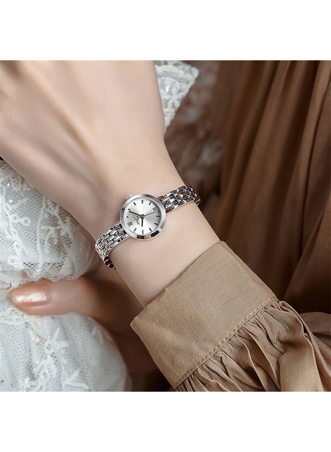 Julius Women's Bracelet Watch Korean Fashion Trend Quartz Waterproof Student Ladies Watch Silver Ja-770a - Image 3
