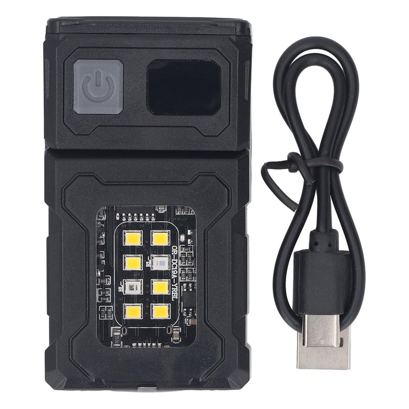 USB Rechargeable COB LED Work Light Magnetic Flashlight for Car Repair Camping - Image 2