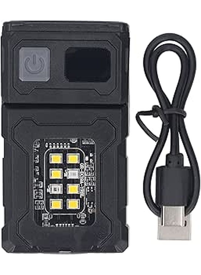 USB Rechargeable COB LED Work Light Magnetic Flashlight for Car Repair Camping - Image 1