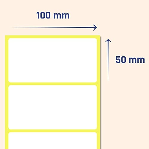 TownStix 200 Pack, 4" x 2", Labels Stickers for Storage Bins - Matte White - Image 2