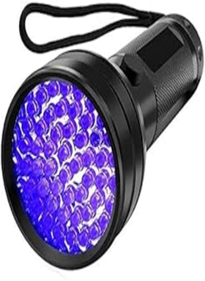 OR 51 LED UV Flashlight Black Light 395 NM Ultraviolet Blacklight Detector for Dog Urine, Pet Stains and Bed Bug 